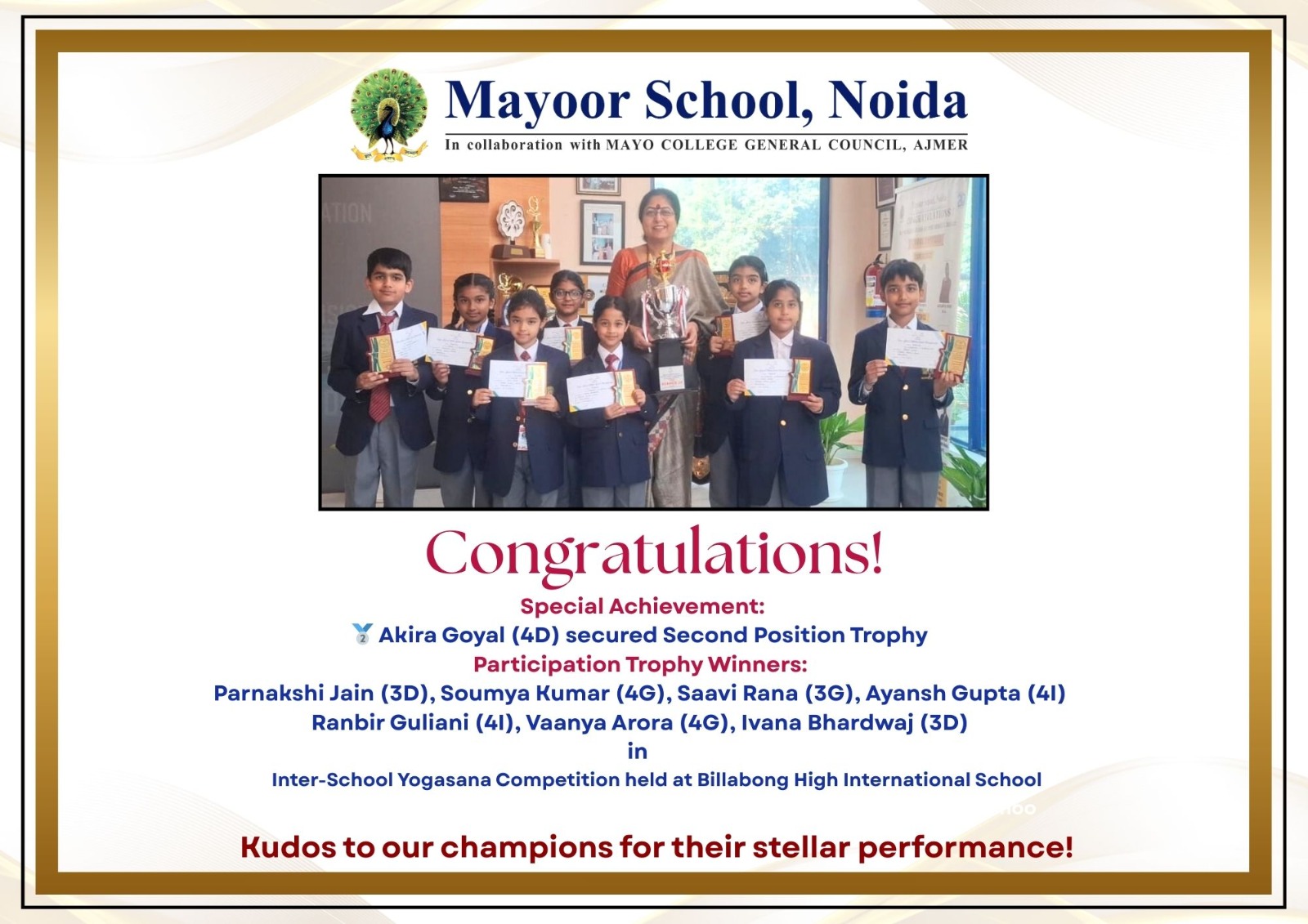 Stretching Beyond Limits, Securing Laurels!